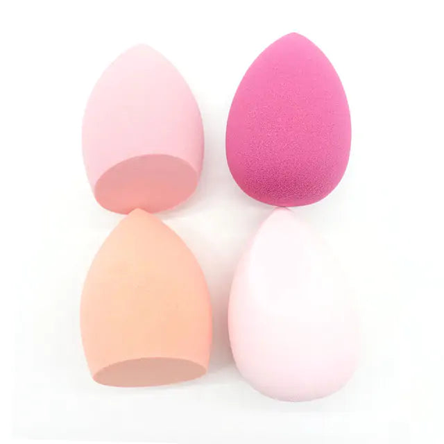 4pcs Makeup Sponge Powder Puff Dry and Wet Combined